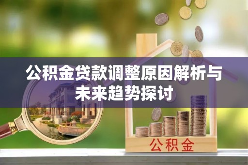 莘县公积金贷款调整原因解析与未来趋势探讨