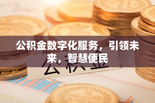 莘县公积金数字化服务，引领未来，智慧便民