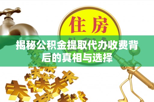 莘县揭秘公积金提取代办收费背后的真相与选择