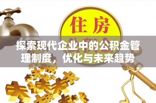 莘县探索现代企业中的公积金管理制度，优化与未来趋势