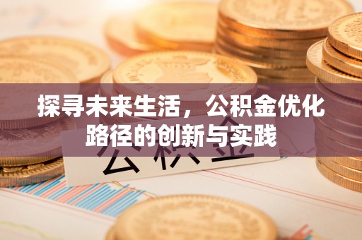 莘县探寻未来生活，公积金优化路径的创新与实践