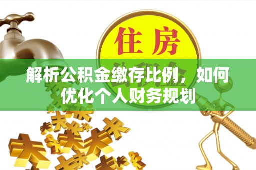 莘县解析公积金缴存比例，如何优化个人财务规划