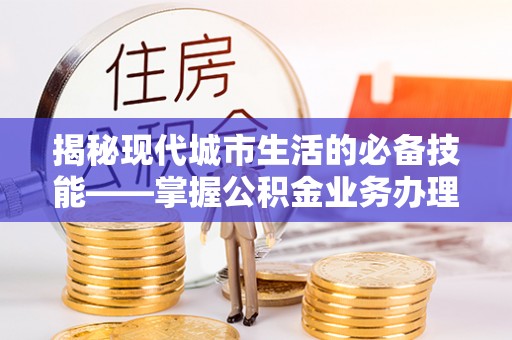 莘县揭秘现代城市生活的必备技能——掌握公积金业务办理流程