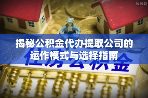 莘县揭秘公积金代办提取公司的运作模式与选择指南