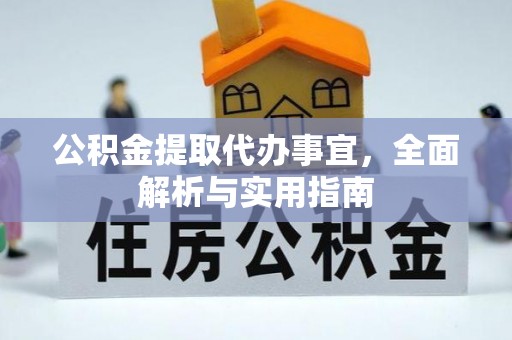 莘县公积金提取代办事宜，全面解析与实用指南