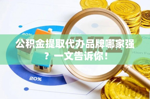 莘县公积金提取代办品牌哪家强？一文告诉你！
