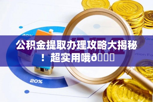 莘县公积金提取办理攻略大揭秘！超实用哦😉