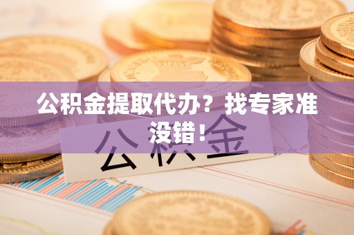莘县公积金提取代办？找专家准没错！