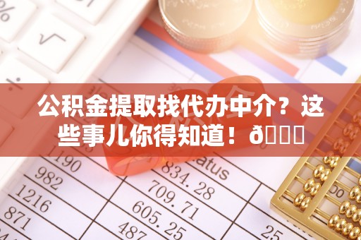 莘县公积金提取找代办中介？这些事儿你得知道！😎