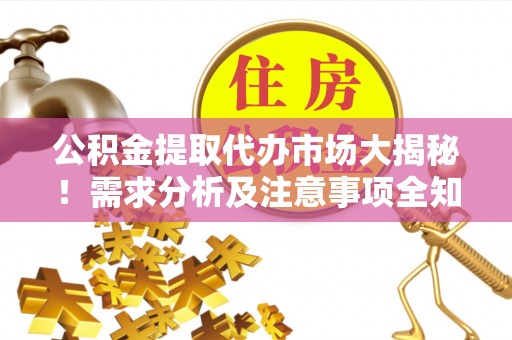 莘县公积金提取代办市场大揭秘！需求分析及注意事项全知道