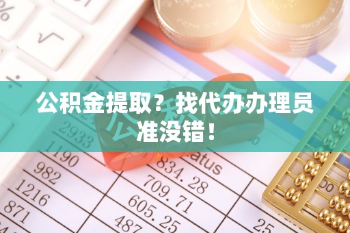 莘县公积金提取？找代办办理员准没错！