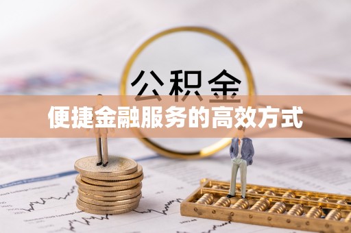 莘县便捷金融服务的高效方式
