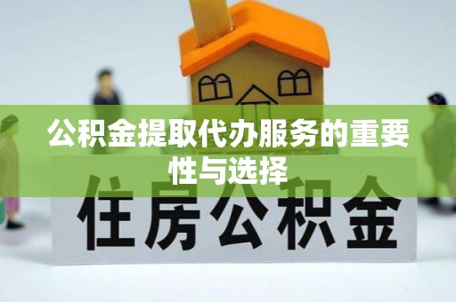 莘县公积金提取代办服务的重要性与选择