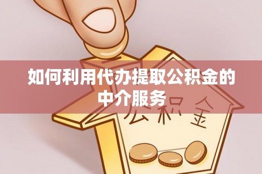 莘县如何利用代办提取公积金的中介服务