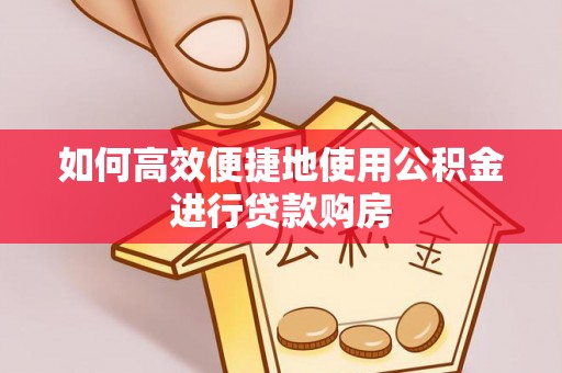 莘县如何高效便捷地使用公积金进行贷款购房
